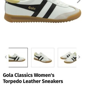 Gola Classics Women's Torpedo Leather Sneakers (NWT)